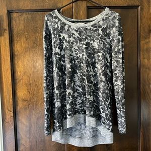 Anthropologie Saturday Sunday Floral Sweater - Size XS